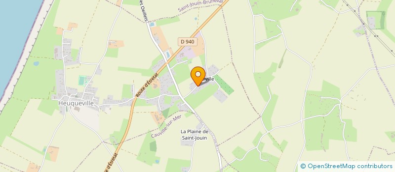 localisation de l'entreprise MADAME CHRISTINE BENNEY  HEUQUEVILLE