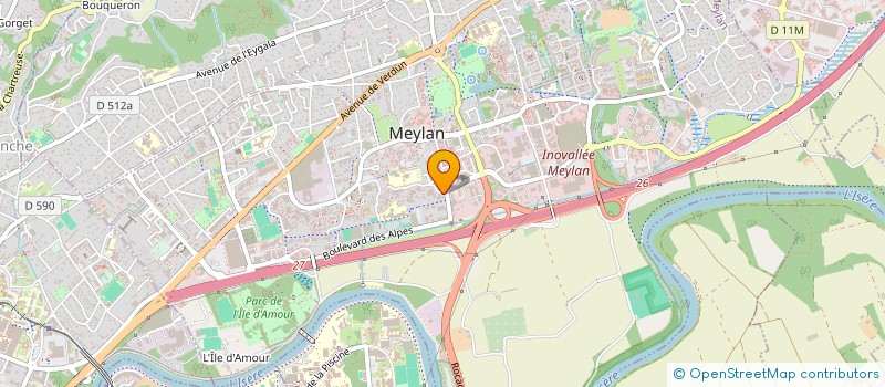 localisation de l'entreprise MADAME CHRISTINE BENOIT  VAULNAVEYS-LE-HAUT