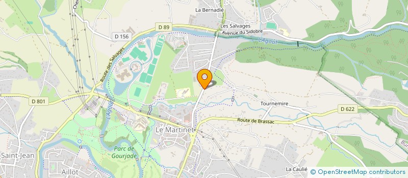 localisation de l'entreprise MADAME CHRISTINE BENOIT  CASTRES