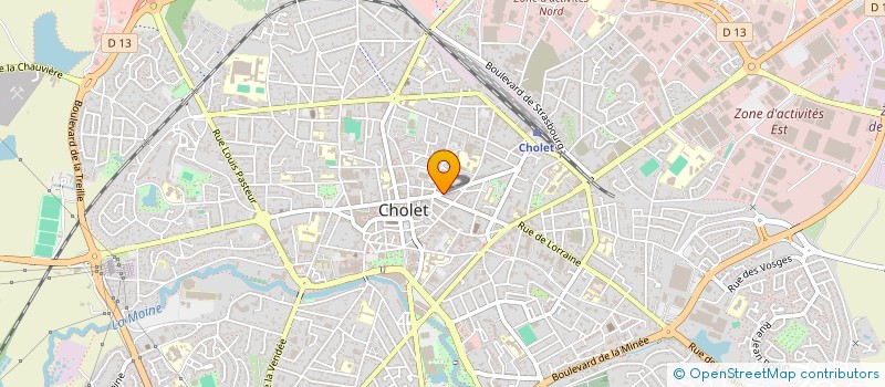localisation de l'entreprise MADAME CHRISTINE BENOITON à CHOLET