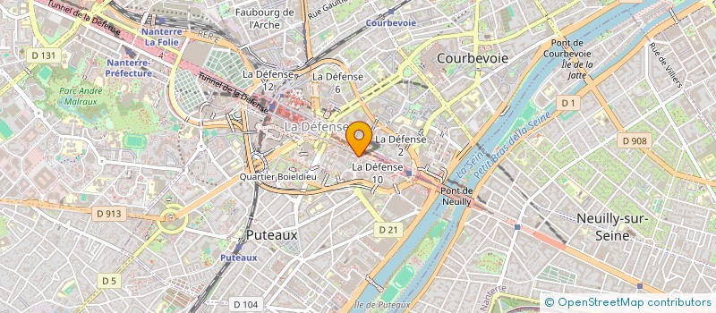 localisation de l'entreprise MADAME CHRISTINE BENONY  PUTEAUX