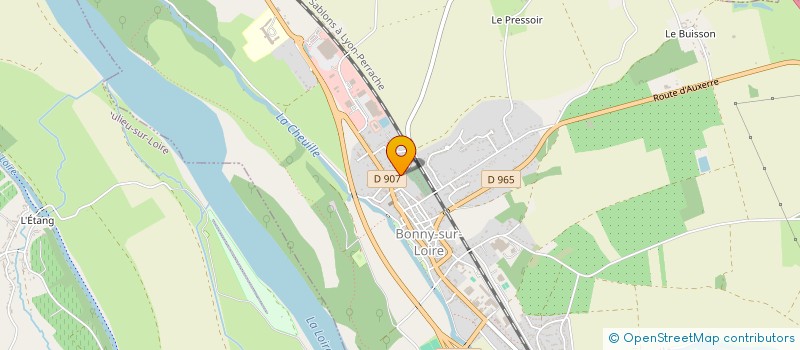 localisation de l'entreprise MADAME CHRISTINE BEQUE à BONNY-SUR-LOIRE