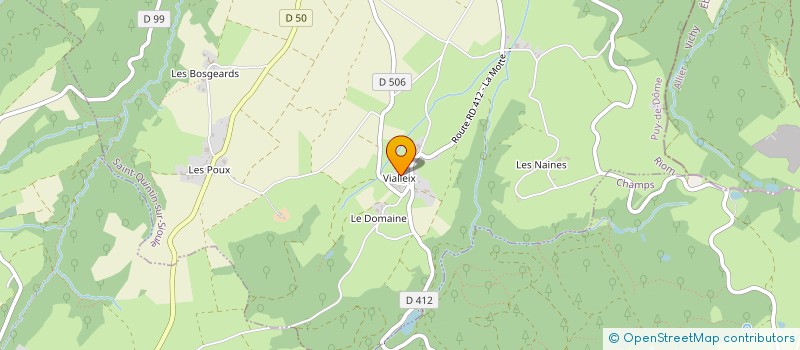 localisation de l'entreprise MADAME CHRISTINE BERNARD GUELLE  SAINT-GAL-SUR-SIOULE