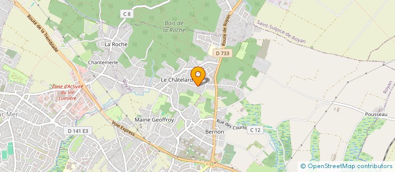 localisation de l'entreprise MADAME CHRISTINE BERNON  ROYAN