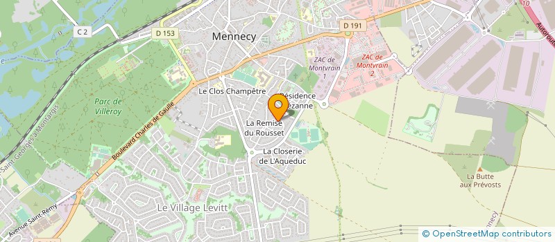 localisation de l'entreprise MADAME CHRISTINE BERNOUIN à MENNECY