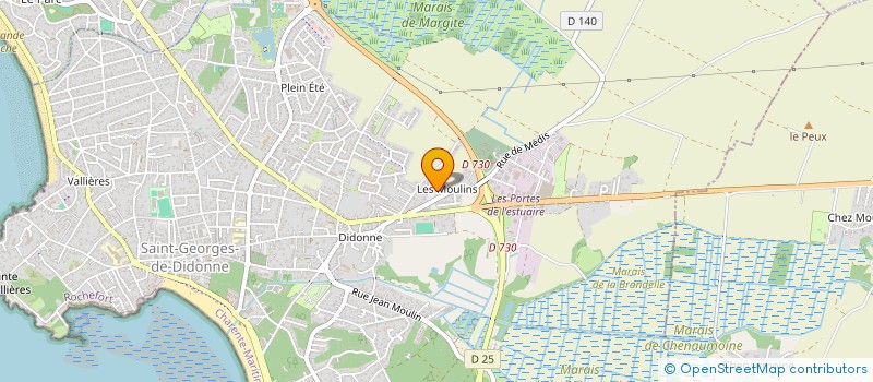 localisation de l'entreprise MADAME CHRISTINE BERTAUD  SAINT-GEORGES-DE-DIDONNE