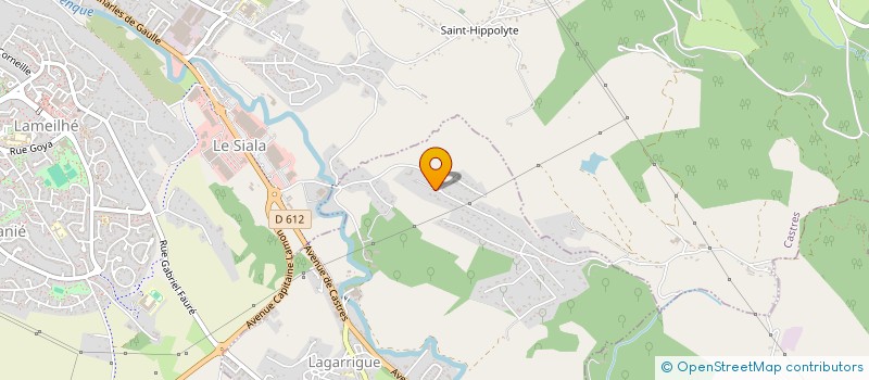 localisation de l'entreprise MADAME CHRISTINE BERTHELEMY  LAGARRIGUE