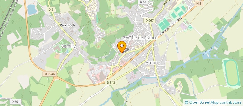 localisation de l'entreprise MADAME CHRISTINE BERTHIOT à LAON