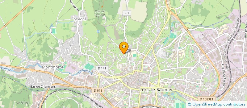 localisation de l'entreprise MADAME CHRISTINE BERTRAND à LONS-LE-SAUNIER