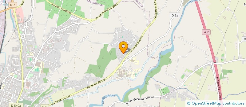 localisation de l'entreprise MADAME CHRISTINE BERTRON  MONTELIMAR