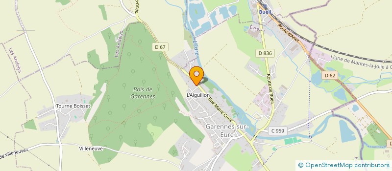 localisation de l'entreprise MADAME CHRISTINE BESLETTI  GARENNES-SUR-EURE