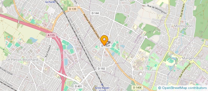 localisation de l'entreprise MADAME CHRISTINE BESNARD à SAINT-PRIX