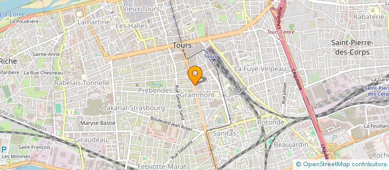 localisation de l'entreprise MADAME CHRISTINE BESNIER  TOURS
