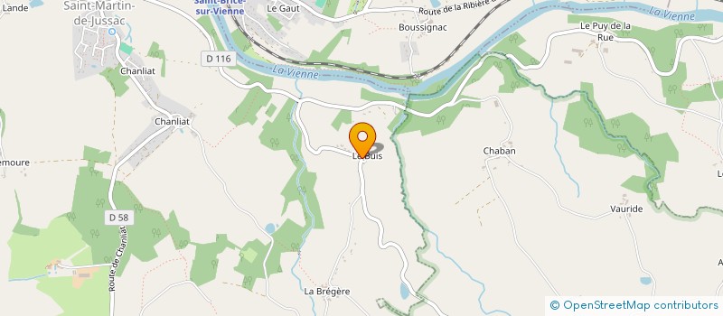 localisation de l'entreprise MADAME CHRISTINE BESSE à SAINT-MARTIN-DE-JUSSAC