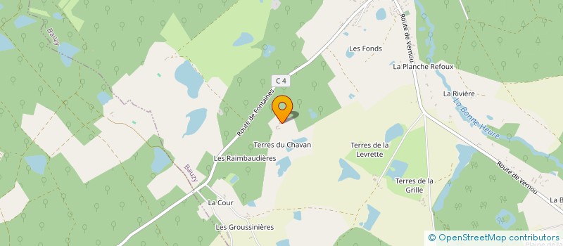 localisation de l'entreprise MADAME CHRISTINE BESSONNIER  BAUZY