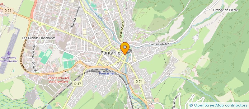 localisation de l'entreprise MADAME CHRISTINE BEUNECHE  ARCON