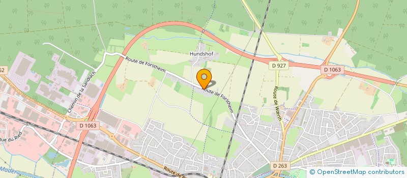 localisation de l'entreprise MADAME CHRISTINE BEYER  HAGUENAU