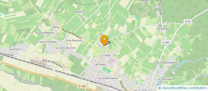 localisation de l'entreprise MADAME CHRISTINE BIARDEAU à AZAY-SUR-CHER