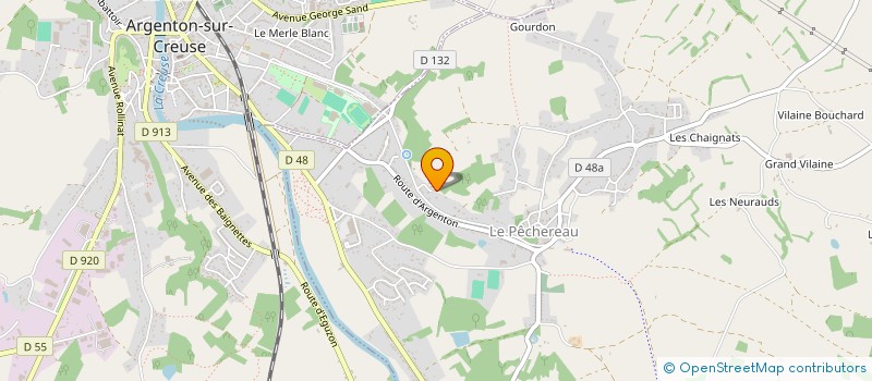 localisation de l'entreprise MADAME CHRISTINE BICHIER à LE PECHEREAU
