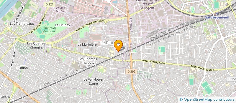 localisation de l'entreprise MADAME CHRISTINE BIGEARD à SARTROUVILLE