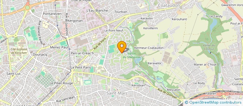 localisation de l'entreprise MADAME CHRISTINE BIGOT à BREST