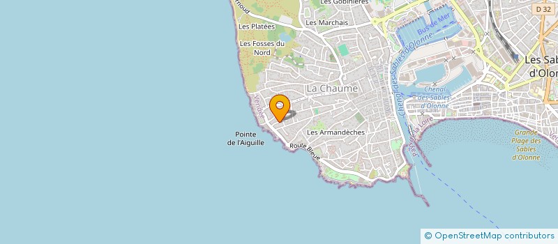 localisation de l'entreprise MADAME CHRISTINE BIRE à LES SABLES D'OLONNE