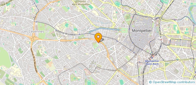 localisation de l'entreprise MADAME CHRISTINE BIRON à MONTPELLIER