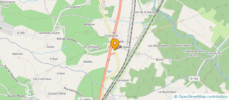 localisation de l'entreprise MADAME CHRISTINE BISSON  CEZAC