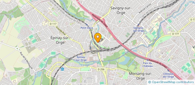localisation de l'entreprise MADAME CHRISTINE BITOR  SAVIGNY-SUR-ORGE