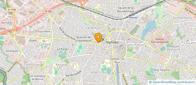 localisation de l'entreprise MADAME CHRISTINE BIVAUD à VANNES