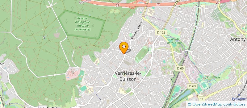 localisation de l'entreprise MADAME CHRISTINE BIZOT à VERRIERES-LE-BUISSON