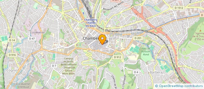 localisation de l'entreprise MADAME CHRISTINE BLANC à CHAMBERY