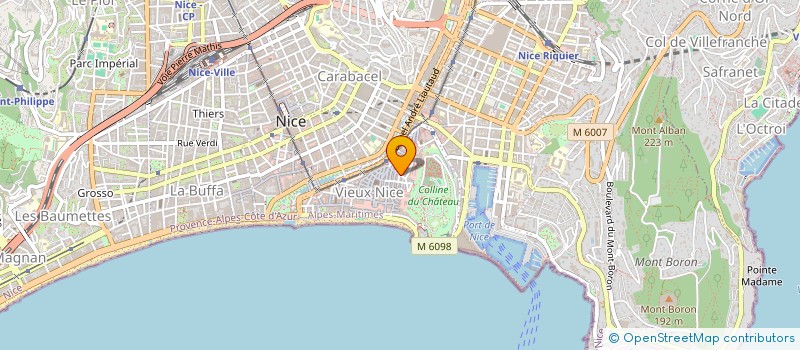 localisation de l'entreprise MADAME CHRISTINE BLANCHIS à NICE