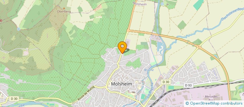 localisation de l'entreprise MADAME CHRISTINE BLANQUIE  MOLSHEIM