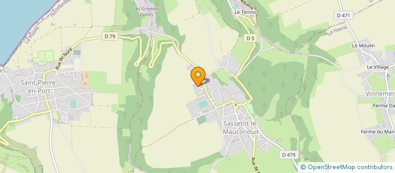localisation de l'entreprise MADAME CHRISTINE BLET à SASSETOT-LE-MAUCONDUIT