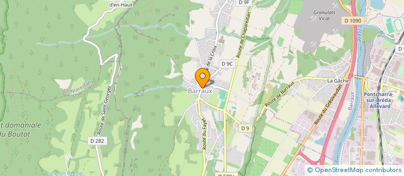 localisation de l'entreprise MADAME CHRISTINE BLETRY  CHAPAREILLAN