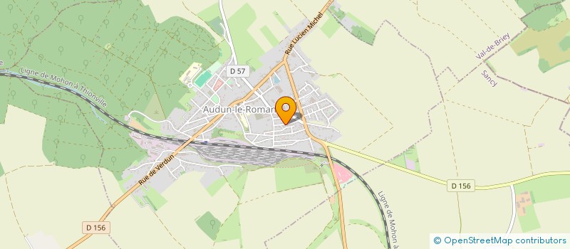 localisation de l'entreprise MADAME CHRISTINE BLICHAR  AUDUN-LE-ROMAN