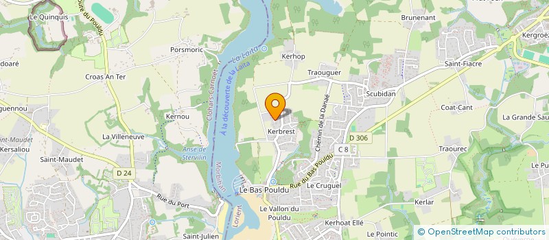 localisation de l'entreprise MADAME CHRISTINE BLIN  GUIDEL