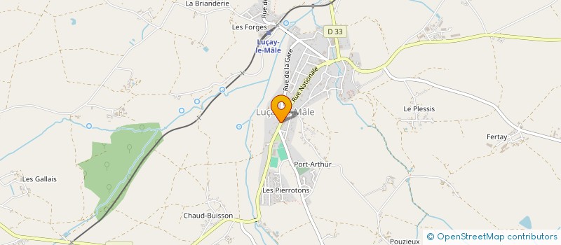 localisation de l'entreprise MADAME CHRISTINE BLINEAU à LUCAY-LE-MALE
