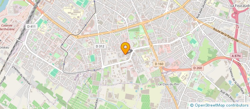 localisation de l'entreprise MADAME CHRISTINE BLOUIN à ANGERS