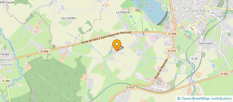 localisation de l'entreprise MADAME CHRISTINE BLUNDEN à LA FERTE MACE
