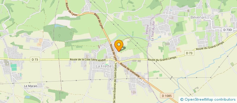 localisation de l'entreprise MADAME CHRISTINE BOCQUET  LA FRETTE