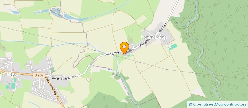 localisation de l'entreprise MADAME CHRISTINE BODELOT  LOMMERANGE