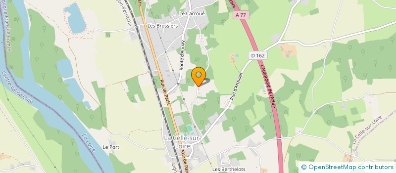 localisation de l'entreprise MADAME CHRISTINE BODO à LA CELLE-SUR-LOIRE