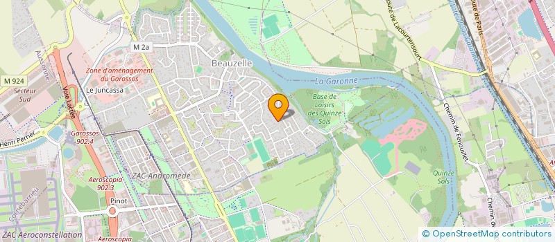 localisation de l'entreprise MADAME CHRISTINE BOGLIO  BEAUZELLE