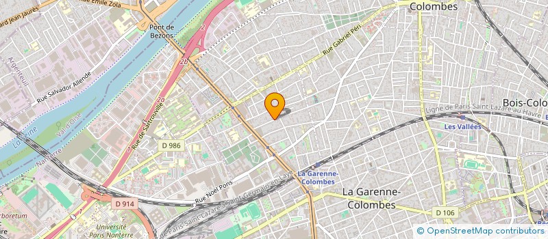 localisation de l'entreprise MADAME CHRISTINE BOILEAU à COLOMBES