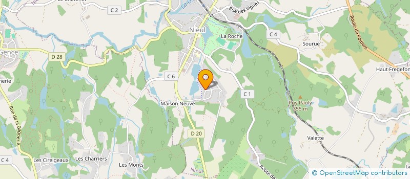 localisation de l'entreprise MADAME CHRISTINE BOIS à NIEUL