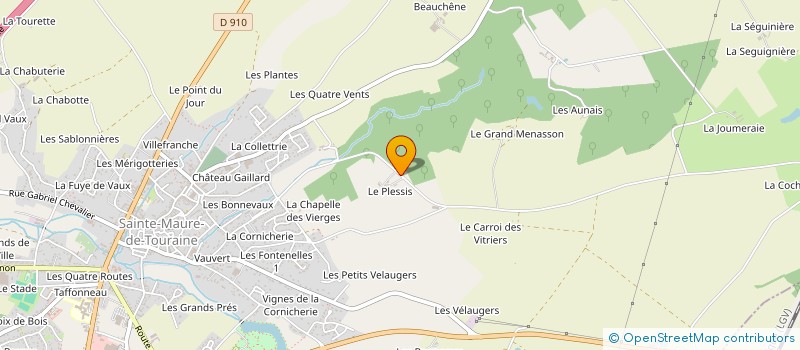 localisation de l'entreprise MADAME CHRISTINE BOISQUILLON  SAINTE-MAURE-DE-TOURAINE