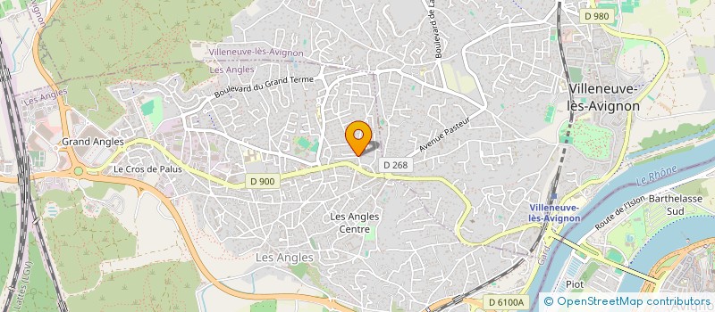 localisation de l'entreprise MADAME CHRISTINE BOISSIER  LES ANGLES