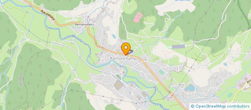 localisation de l'entreprise MADAME CHRISTINE BOLLINGER  RAMONCHAMP